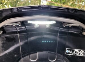 luce baule accesa